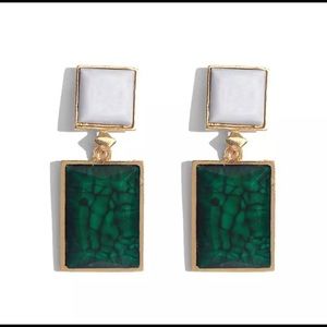 Be Bold Sis Square Geometric Color Block Earrings